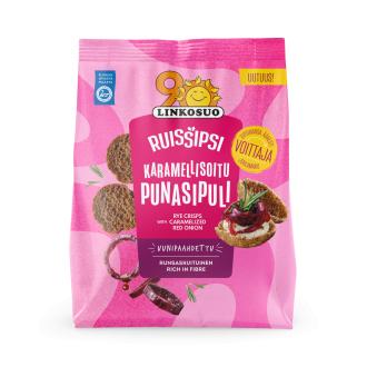Linkosuo ruissipsi 150g karamellisoitu punasipuli kalorit ja ravintosisältö - 375 kcal