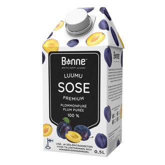 Bonne Luumusose 0,5L kalorit ja ravintosisältö