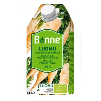 Bonne Luomu Palsternakkasose 100% 0,5l kalorit ja ravintosisältö - 59 kcal