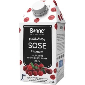 Bonne Premium Puolukkasose 0,5L kalorit ja ravintosisältö