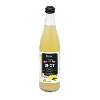 Bonne Inkivääri Shot Sitruuna 0,5l Luomu kalorit ja ravintosisältö - 7 kcal