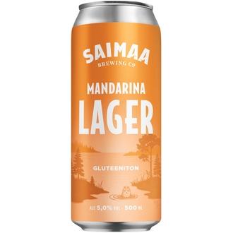 Saimaa Mandarina Lager 5,0% olut 0,5l tölkki kalorit ja ravintosisältö - 42 kcal