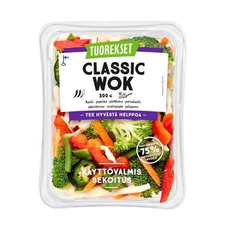 Tuorekset Classic wok 300 g kalorit ja ravintosisältö - 34 kcal