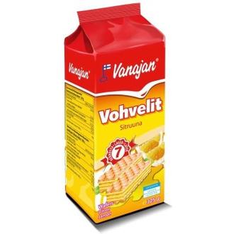 Vanajan vohveli 325 g Sitruuna kalorit ja ravintosisältö - 526 kcal