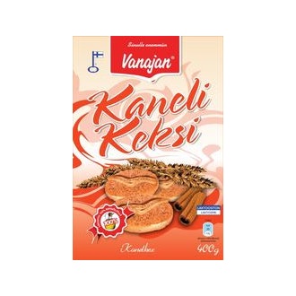 Vanajan Kanelikeksi 400g kalorit ja ravintosisältö