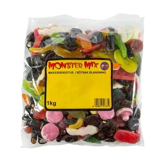 Monster Mix makeissekoitus 1kg kalorit ja ravintosisältö - 380 kcal