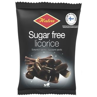 Halva Sokeriton Lakritsi 90 G kalorit ja ravintosisältö