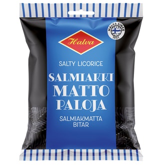 Halva Salmiakkimattopaloja 185g kalorit ja ravintosisältö
