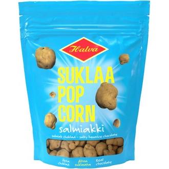 Halva Suklaapopcorn 120g salmiakki kalorit ja ravintosisältö - 487 kcal