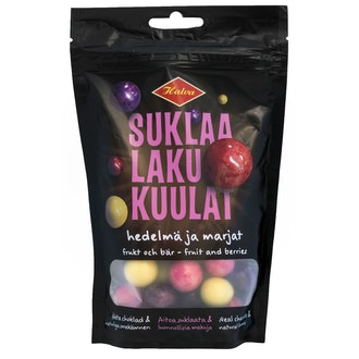 Halva suklaalakukuulat 140g marja&hedelmä kalorit ja ravintosisältö