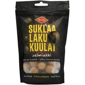 Halva Suklaalakukuulat salmiakki 100 g kalorit ja ravintosisältö - 452 kcal