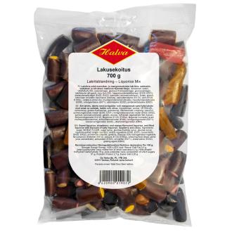 Halva Lakusekoitus 700g kalorit ja ravintosisältö - 331 kcal