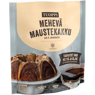 Tuoppi Mehevä Maustekakku 450 g jauhoseos laktoositon kalorit ja ravintosisältö