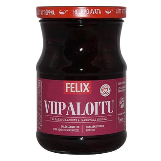 Felix viipaloituja punajuuria mausteliemessä 570/380g kalorit ja ravintosisältö - 61 kcal
