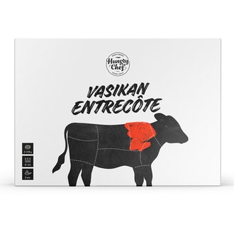 Hungry Chef Vasikan entrecôte pihvi 300g pakaste kalorit ja ravintosisältö