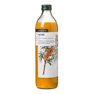 Kaskein Marja Luomu tyrnitäysmehu 0,5l lisäaineeton kalorit ja ravintosisältö