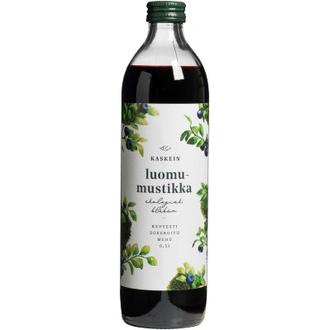 Kaskein luomumustikkamehutiiviste 0,5l kalorit ja ravintosisältö - 98 kcal