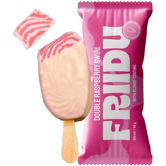 Friidu jäätelöpuikko Double Raspberry Swirl 100ml/84g kalorit ja ravintosisältö