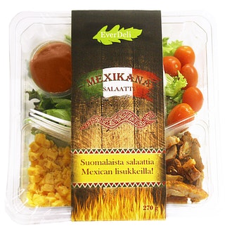 EverDeli Mexikanasalaatti 270g kalorit ja ravintosisältö - 83 kcal