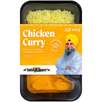 IndiaHouse Lounasboxi Chicken Curry 400g kalorit ja ravintosisältö