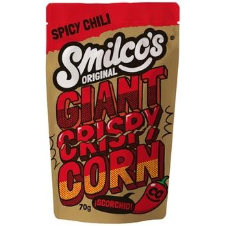 Smilco's Original Giant Crispy Corn Spicy Chili kalorit ja ravintosisältö - 431 kcal