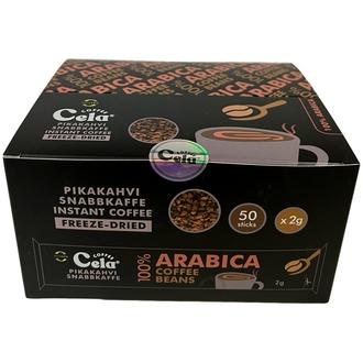 Cela Coffee Pikakahvi freeze-dried 100g kalorit ja ravintosisältö