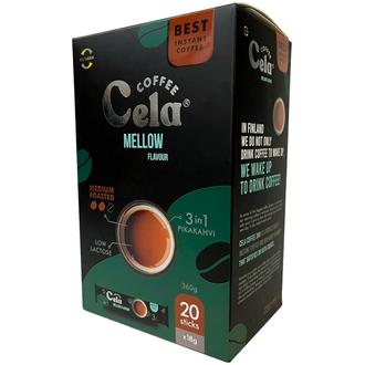 Cela Coffee Pikakahvi 3in1 18g/pussi - 20 pussia/laatikko kalorit ja ravintosisältö
