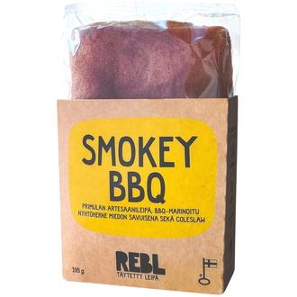 Rebl Eats Smokey BBQ täytetty leipä 195g kalorit ja ravintosisältö