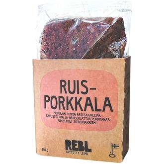 Rebl Eats Ruis-Porkkala täytetty leipä 195g kalorit ja ravintosisältö - 225 kcal