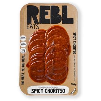 Rebl Eats Spicy Choritso vegeleikkele 100g kalorit ja ravintosisältö