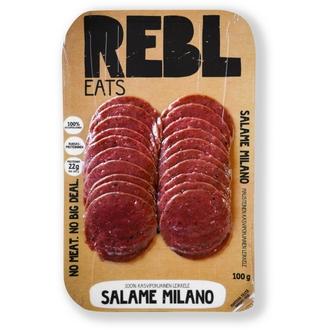 Rebl Eats Salame Milano vegeleikkele 100g kalorit ja ravintosisältö - 302 kcal