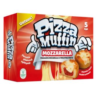 Pizza Muffin Mozzarella 275 g, pakaste kalorit ja ravintosisältö - 352 kcal