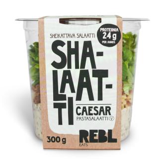 Rebl Eats Shalaatti caesar-pastasalaatti 300g kalorit ja ravintosisältö - 195 kcal