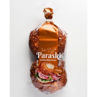 Juho Pullin Paraski 360g Juusto - Suomalainen bagel kalorit ja ravintosisältö - 329 kcal