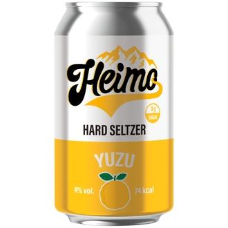 Heimo Hard Seltzer Yuzu 4,0% 330ml kalorit ja ravintosisältö - 18 kcal