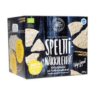 Spelt täysjyvänäkkileipä 240g luomu kalorit ja ravintosisältö