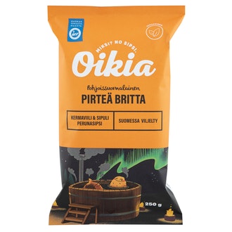 Oikia Pirteä Britta 250g kalorit ja ravintosisältö