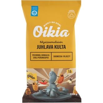 Oikia Juhlava Kulta perunalastut 250g kalorit ja ravintosisältö