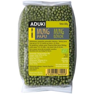 Luomu Mung papu 500g kalorit ja ravintosisältö