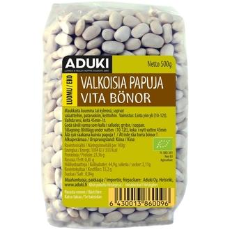 Luomu Valkoinen papu kalorit ja ravintosisältö - 333 kcal