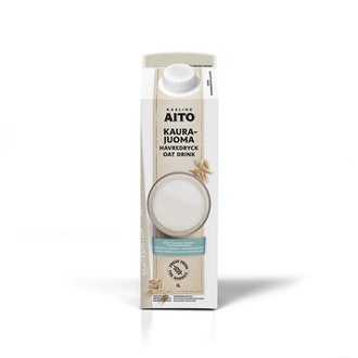 Fazer Aito kaurajuoma 1l UHT gluteeniton kalorit ja ravintosisältö