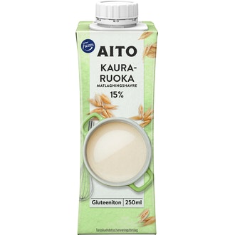 Fazer Aito Kauraruoka 2,5dl gluteeniton kauravalmiste ruoanlaittoon kalorit ja ravintosisältö