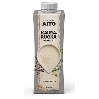Fazer Aito 2,5dl Pippurin makuinen kauravalmiste ruoanlaittoon, gluteeniton kalorit ja ravintosisältö - 171 kcal