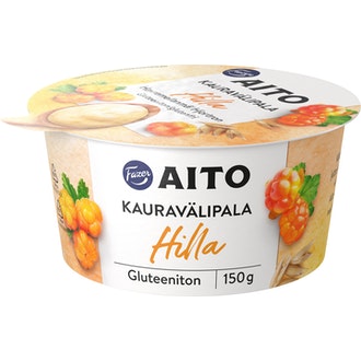 Fazer Aito kauravälipala 150g hilla gluteeniton kalorit ja ravintosisältö