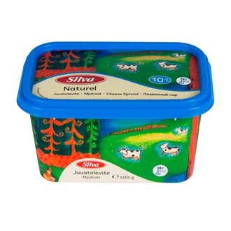 Silva naturel juustolevite 400g 10% kalorit ja ravintosisältö