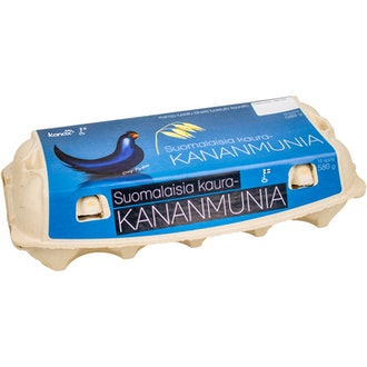 Kanax kaurakananmunia M10 580g kalorit ja ravintosisältö - 143 kcal