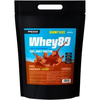 Sportlife Nutrition Whey80 3Kg Suklaa Heraproteiinijauhe kalorit ja ravintosisältö - 417 kcal