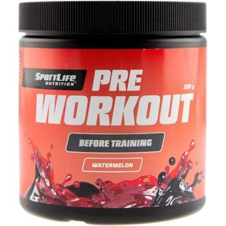 Pre-Workout 250g vesimeloni juomajauhe kalorit ja ravintosisältö