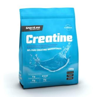 Sportlife Nutrition Creatine 500G Kreatiinimonohydraatti kalorit ja ravintosisältö - 0 kcal