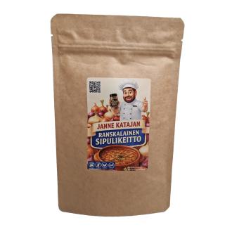 Janne Katajan Ranskalainen Sipulikeittojauhe 50g kalorit ja ravintosisältö - 14 kcal